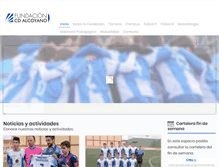 Tablet Screenshot of fundaciocdalcoyano.com